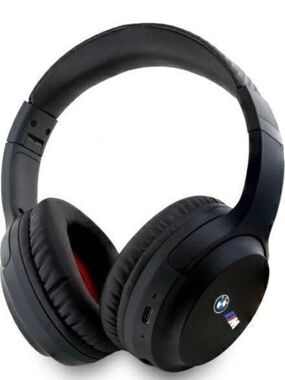 BMW Black Wireless Over-Ear Headphones with Logo